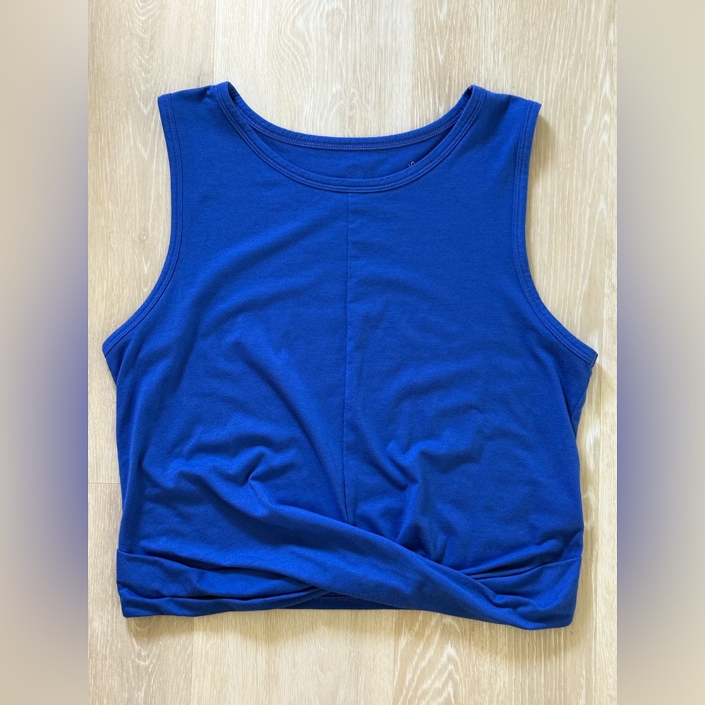 Lilly Pulitzer Greer Twist Front Tank Top - EUC - Sz M